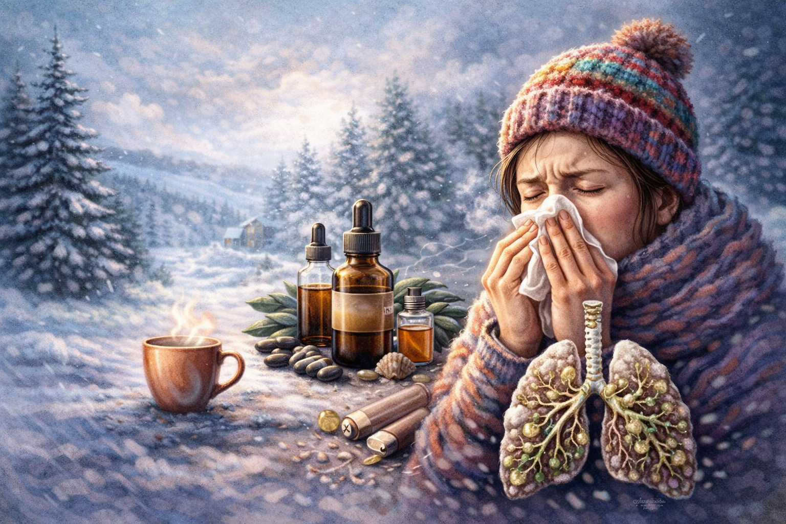 resfriados mocos y tos tratamiento natural en invierno